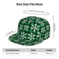 thumbnail image 6 of Balery Baseball Cap Flat Bill Hats for Men Adjustable Size for Running Workouts and Outdoor Activities All Seasons Dad Hat(Christmas Pattern At Buffalo Plaid ), 6 of 9