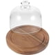 thumbnail image 1 of Cake Display Tray With Glass Dome For Parties 13cm Circular Cover Wood Material Sealing Feature 1Set, 1 of 5