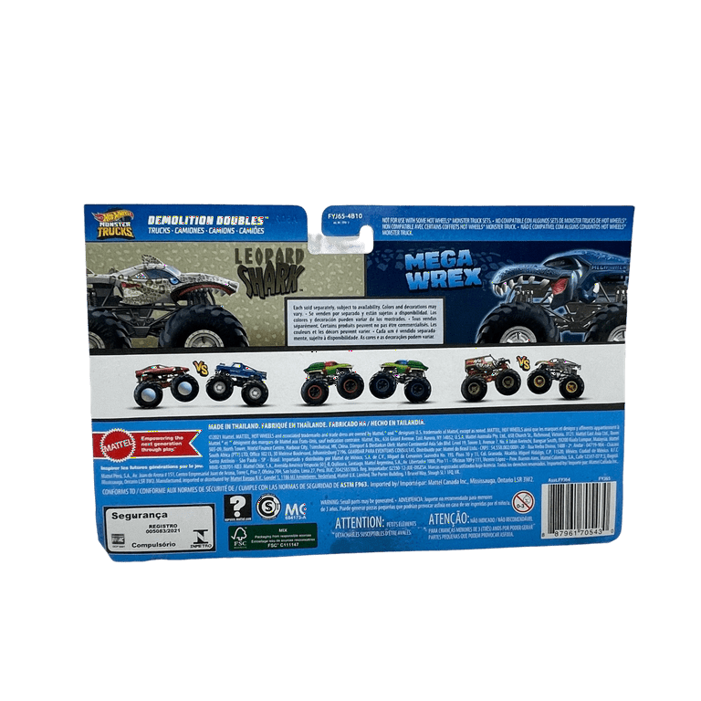 Hot wheels monster trucks leopard shark shop