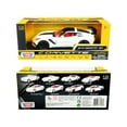 thumbnail image 3 of 2019 Chevrolet Corvette C7 ZR1 White and Black with Red Interior "History of Corvette" Series 1/24 Diecast Model Car by Motormax, 3 of 3