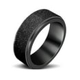 thumbnail image 1 of Rings Stainless Steel Rotatable Spinning Men Decompression Hand Couple Wearable Wedding Jewelry 6mm Anti Stress Fashion Rust-proof Anxiety Spinner Size 8, 1 of 8