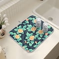 thumbnail image 7 of Ryvnso Rose Flower Dish Drying Mat for Kitchen Countertop 16x18 Small Dish Pad Drainer Rack Dish Sink Mats, 7 of 7