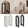 thumbnail image 2 of Multipurpose Makeup Brush Holder with Clear Lid for Easy Viewing Detachable and Washable Designs Daily Use Decoration White, 2 of 5