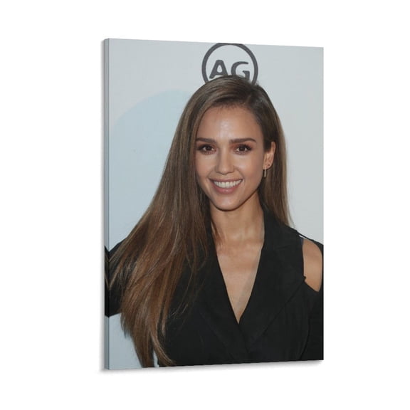 Jessica Alba Room Aesthetic Poster Print Art Wall Painting Canvas Posters Gifts Modern Bedroom Decor 12x18inch(30x45cm)