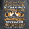 thumbnail image 3 of CafePress - Don't Mess With My Guinea Pig Shirt T Shirt - Women's Traditional Fit Dark T-Shirt, 3 of 4