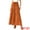 Dark Orange, variant on Women Elastic Waist Tiered Smocked Flowy Maxi Skirt XL Black