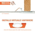 thumbnail image 4 of HLBPH 6 in. Canless LED Downlight with Smooth Lens. Selectable 5CCT 1000 Lumens 4-Pack, 4 of 8