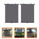 thumbnail image 2 of ColoMX Ventana del lado de la ventana del coche de 2 piezas Cortinas de ventanal retráctiles retráctiles de protección solar UV, 2 of 7