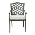 thumbnail image 5 of iPatio Modern 7-Piece Aluminum Dining Set with Cushion: Durable, Comfortable, Weather-Resistant Outdoor Patio Furniture Set with 6 Armchairs and Rectangular Table, Cast Silver, 5 of 5