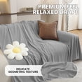 thumbnail image 4 of JIATER Couch Covers for L Shaped Sectional Sofa Covers 2-Piece Stretch Throw Sofa Slipcovers,Light Gray, 4 of 8