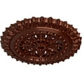 thumbnail image 3 of Ekena Millwork 18 1/2"OD x 7/8"ID x 1 1/2"P Sellek Ceiling Medallion (Fits Canopies up to 1 1/8"), Hand-Painted Antique Copper, 3 of 5
