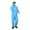 Blue, variant on LHWEN EVA Protective Clothing Non-Disposable Anti-Dust Hooded Jumpsuit with Zipper and Elastic Cuffs Rainproof Isolation Suit for Outdoor Work and Measures