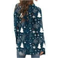 thumbnail image 4 of Christmas Cardigans for Women Open Front Fashion Print Fall Cardigan Casual Loose Outwear Clothes, 4 of 6