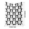 thumbnail image 3 of Halloween Decoration Outdoor Under $5.00!Halloween Printed Fleece Blanket Soft Throw Blanket Warm Cozy Decorative Nap Blanket All Season Flannel Blanket For Sofa Couch Bedroom Office And Halloween, 3 of 9