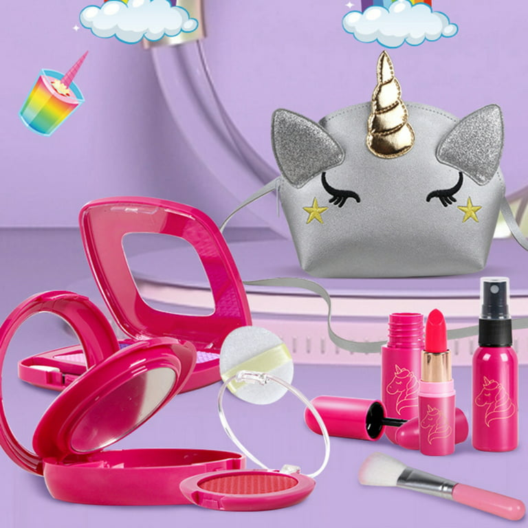  Kids Makeup Kit Girl Toys - Kids Makeup Kit Toys for Girls  Unicorns Washable Make Up Little Girls, Child Real Makeup Set, Non Toxic  Toddlers Cosmetic Kits, Age 3-12 Year Old