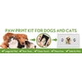 thumbnail image 2 of Paw Print Frame Kit - Dog Paw Print Kit and Cat Paw Print Kit for All Breeds - Pet Memorial Picture Frame, Mess Free Clean Touch Ink Pad, Pawprint Cards - Personalized Memory Keepsake - Pet Loss Gifts, 2 of 10