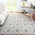 thumbnail image 2 of SAFAVIEH Martha Stewart Lucia Clifton Diamond Shag Area Rug, Dark Grey/Light Grey, 8' x 10', 2 of 12