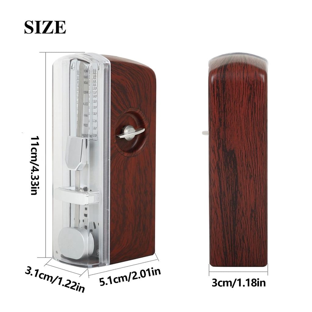 Yihuala Standard Accurate Mechanical Metronome for Musician Guitar Bass Piano Drum Violin Track Beating and Rhythm Instruments