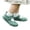 Green, variant on Kids' Gingham Plaid Closed Toe Sandals, Adjustable Strap Soft Sole, Toddlers 6 Months-5 Years, Beige