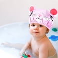 thumbnail image 2 of 2 Pcs Bonnets de Douche pour Enfants, Chapeaux de Bain Imperméables, Protecteurs d'Oreilles pour Bébé, 2 of 7