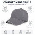 thumbnail image 5 of Washed Cotton Baseball Cap, Low Profile Adjustable Dad Hat for Casual Wear, TIKA, 5 of 7