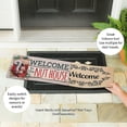thumbnail image 6 of Evergreen Welcome to the Nut House Sassafras Indoor Outdoor Switch Doormat 1'10"x10" Beige, 6 of 7