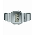 thumbnail image 3 of Casio Unisex 21mm Vintage Stainless Steel Silver Wristwatch, Silver, (A700WEV-7A), 3 of 3