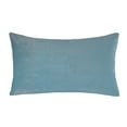 thumbnail image 5 of Phantoscope Designer's Choice Decorative Throw Pillow Bundle Set, Blue Gradient Silky Velvet Series Covers with inserts, 12" x 20", 4 Pack, 5 of 7