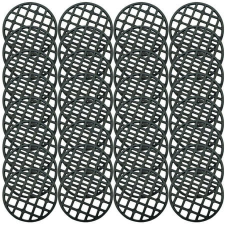

200pcs Round Flower Pot Hole Mesh Breathable Net Bottom Grid Mat for Bonsai Pot Mesh Drainage Nets