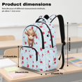 thumbnail image 3 of Bulopur Watermelon Capybara Print Kids Backpack Set 4 Pcs Durable Breathable Kids School Bag with Lunch Box, Pencil Case and Water Bottle Cover for Capybara Lovers Kids, 3 of 7