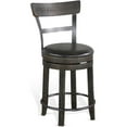 thumbnail image 3 of Pemberly Row 6-Piece Set with Pub Table and 5 Swivel Barstools in Tobacco Leaf, 3 of 16