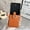 Orange, variant on for Samsung Galaxy Z Flip 5 Case with Sparkly Finger Ring, Soft PU Leather Full Body Anti-Scratch Shockproof Protective Slim Phone Case for Samsung Galaxy Z Flip 5 for Women Girls, Brown