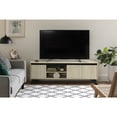 thumbnail image 6 of South Shore Flam, Scandinavian TV Stand, 60" Beige, 6 of 14