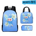 thumbnail image 1 of Mario School Backpack Travel Bag Three-piece Lunch Backpack Student Schoolbag Teen School Gift, 1 of 3