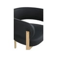 thumbnail image 4 of Meridian Furniture Gideon Black Vegan Leather Dining Chair (Set of 2), 4 of 8
