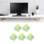 Commutateurs de clavier mécanique de rétroéclairage en plastique de qualité supérieure, performance stable, 80 Des millions de frappes, 45 Pièces pour clavier mécanique silencieux
