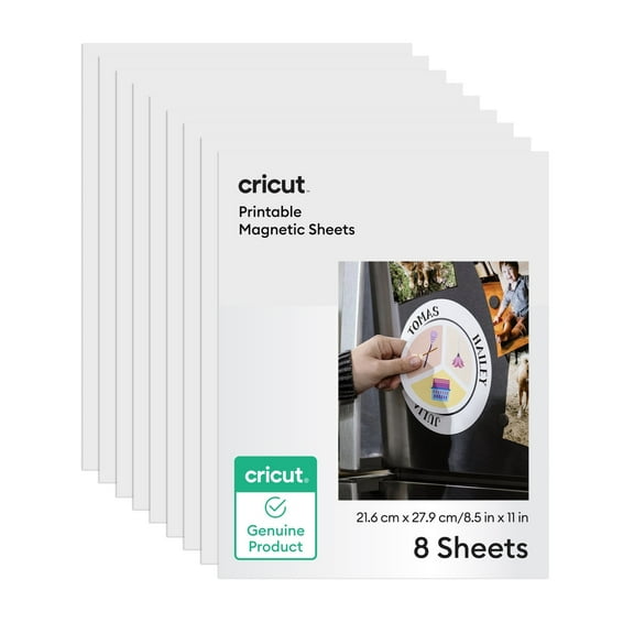 Cricut 8.5 x 11 Printable Magnet Sheets 8 Count