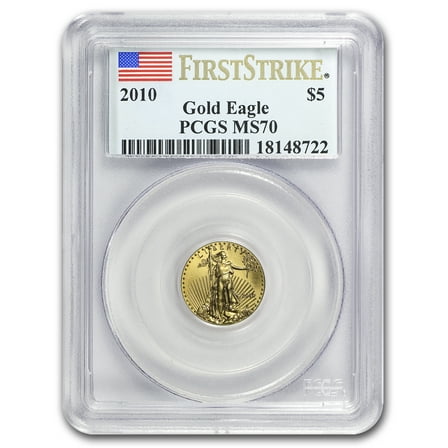 2010 1/10 oz American Gold Eagle MS-70 PCGS (FirstStrike®)