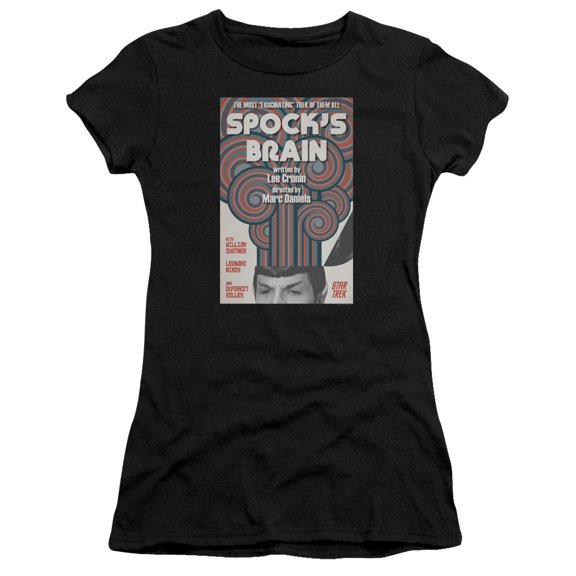 Star Trek Tos Episode 56 Junior Women's Sheer T-Shirt Black