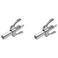 thumbnail image 1 of 2X Double Handle Grease Nipple Coupler Handle Quick Lock Release Grease Ends Couplers Compatible All Grease Fittings, 1 of 7