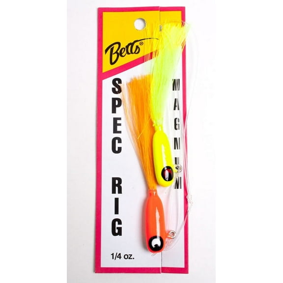 Spec Rig 1/4 Chartreuse/Orange 2 Pc