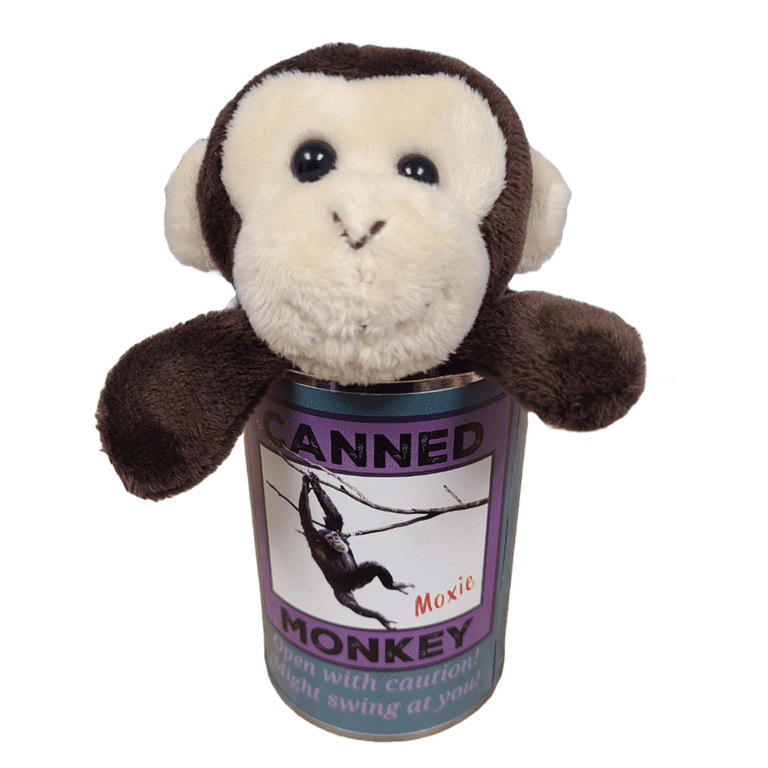 Moxie the Canned Monkey - Unique present for birthdays! Great gift