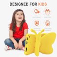 thumbnail image 6 of ELEHOLD Cute Kids Case for Amazon Fire Max 11 13th Generation Kids Friendly EVA Butterfly Wings Kickstand Heavy Duty Rugged Shockproof Protective Case for Fire Max 11 - Yellow, 6 of 7