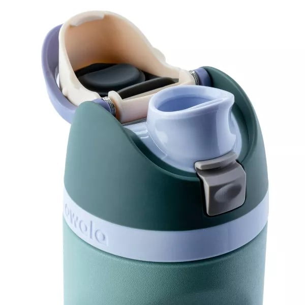 Owala 16oz Kids' FreeSip Stainless Steel Water Bottle - Sage