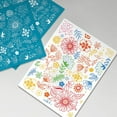 thumbnail image 6 of 1pc Clay Stencils Wildflower Pattern Non-Adhesive Silk Screen Printing Stencil Floral Reusable Clay Mesh Stencils, 6 of 9