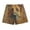 ☪147-Coffee, variant on Silly Dog Butt Print Beach Pants Men Elastic Drawstring for Hot Tub Water Park 4th July Party