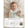 thumbnail image 3 of YOOFOSS Baby Sleep Sack 0-6 Months Wearable Blanket for Babies 100% Organic Cotton 2-Way Zipper TOG 0.5 Toddler Sleeping Sack 2 Pack, Sleep Sacks, 3 of 9