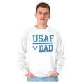 thumbnail image 4 of US Air Force USAF Dad Military Father Men's Crewneck Sweatshirt Brisco Brands M, 4 of 6