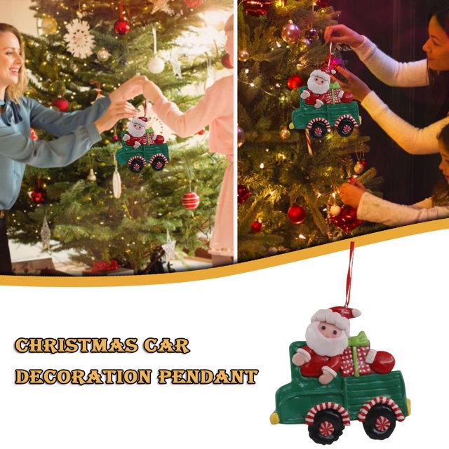 Colgante de Coche Fiudx Regalo de Navidad Colgante de Decoración de Árbol de Navidad Ofertas Relámpago del Día