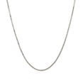 thumbnail image 2 of ARAIYA JEWELRY 925 Sterling Silver 1.02 mm Rhodium Plated Box Chain 24'' for Women, 2 of 6